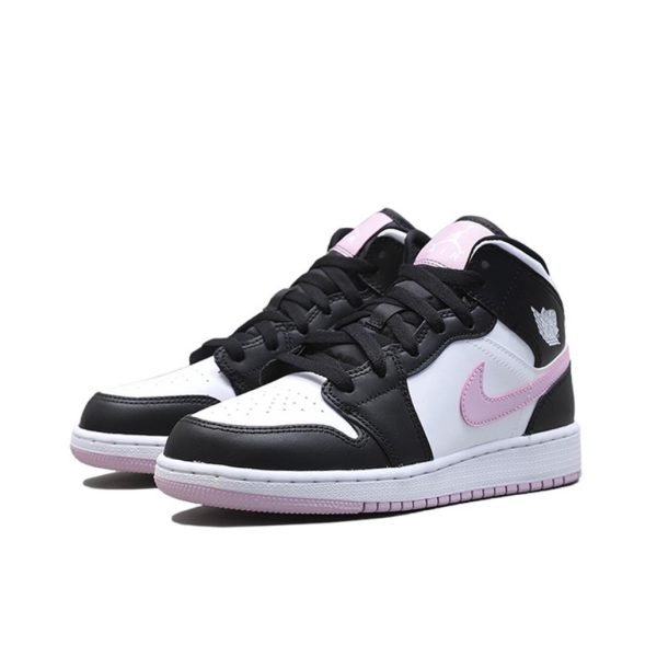 Air Jordan 1 Pre School Pink Black 中幫/黑白粉/粉紅熊貓