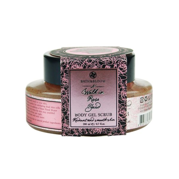 BATH&BLOOM 玫瑰去角質身體磨砂膏200ml