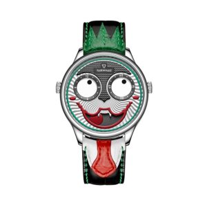 【任嘉倫推薦】Mark Fairwhale/馬克華菲40mm 時尚小丑防水石英男士手錶