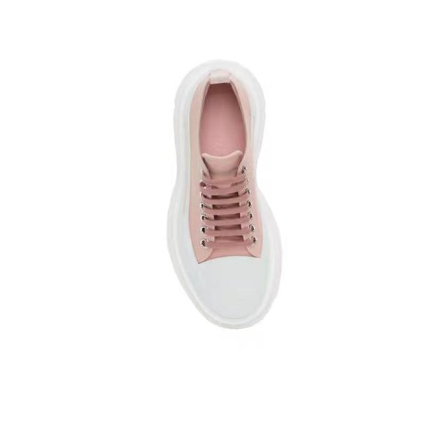 Alexander McQueen Tread Slick 繫帶休閒鞋木蘭色：圖片 3