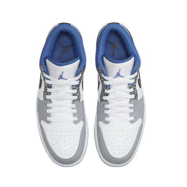 Air Jordan 1 True Blue 藍色/白色/灰色：圖片 2