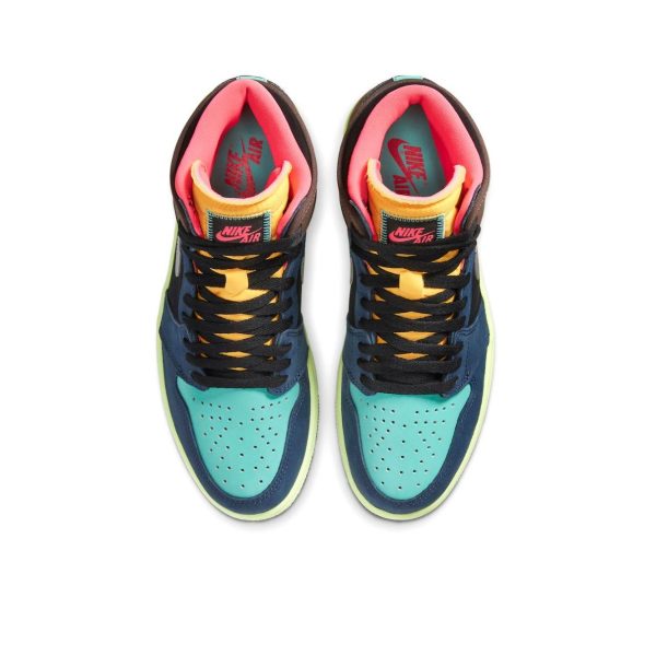 Air Jordan 1 Retro High OG "Bio Hack" (GS) 彩色拼接：圖片 2