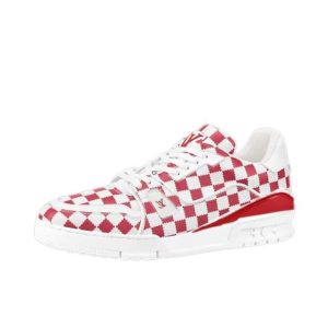 Louis Vuitton Trainer 深紅色/白色