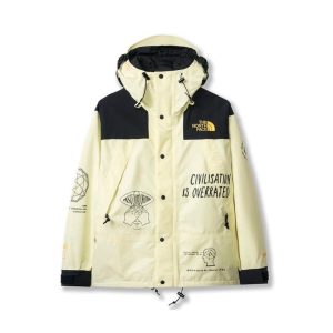 The North Face X Brain Dead 腦死聯名加州嬉皮衝鋒衣夾克冰淇淋色