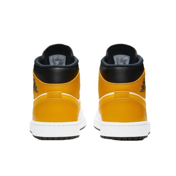 Air Jordan 1 University Gold 中幫/白色/大學金/黑色：圖片 2
