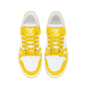 Louis Vuitton Trainer 白色/黃色