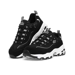 Skechers D'Lites Black/White 黑白