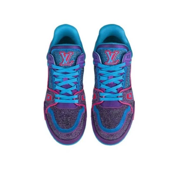 Louis Vuitton Trainer 藍紫色：圖片 4