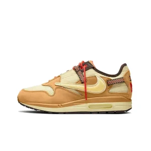 CACT.US CORP x Nike Air Max 1 "Wheat" 復古休閒跑步鞋小麥色Travis Scott 倒鉤男女同款