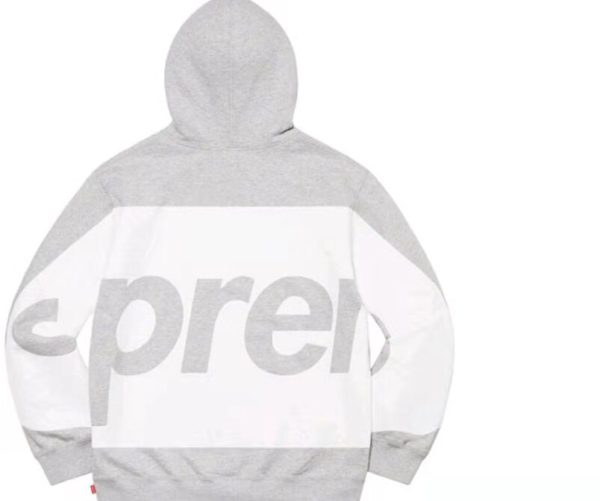 Supreme SS21 Week 2 Big Logo 大標誌連帽衛衣灰色：圖片 2