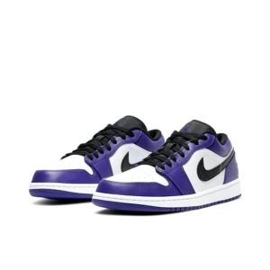 Air Jordan 1 Low "Court Purple" (GS) 白紫腳趾