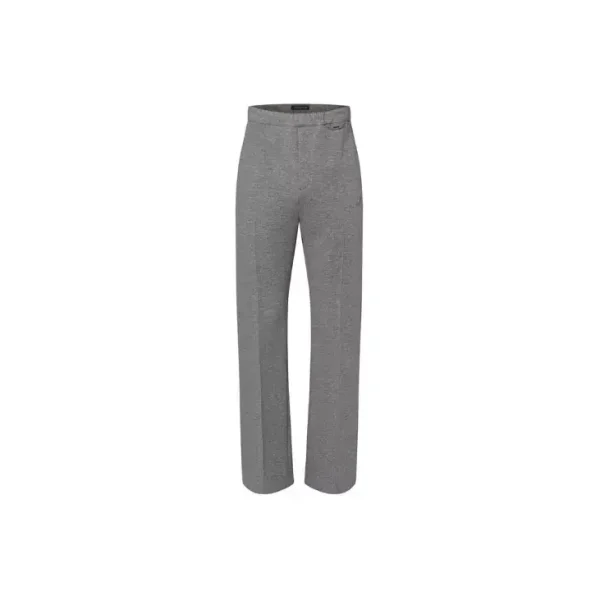 LOUIS VUITTON SS23 純色直筒休閒長褲男灰色