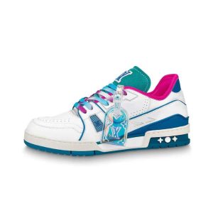 Louis Vuitton Trainer 白色/藍色/綠色