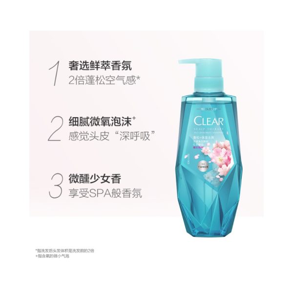 清揚植覺洗髮套裝洗髮精380ml+護髮素375ml 櫻花保濕（針對乾扁塌髮質）：圖片 3