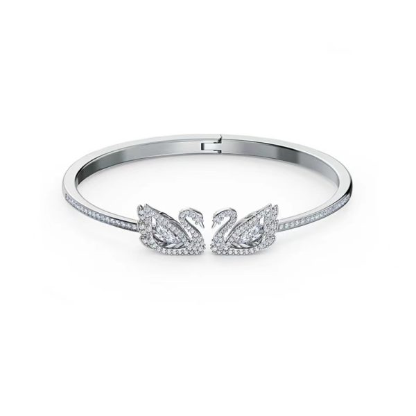 Swarovski/施华洛世奇  镂空天鹅手镯 5520713：圖片 3