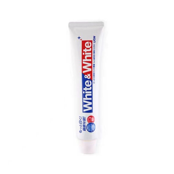 獅王防蛀清新WHITE美白牙膏150g