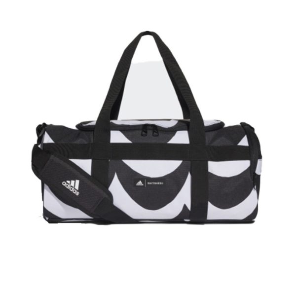 adidas 男女休閒訓練運動隊包拎包肩包GV2106 黑白拼色GV2106
