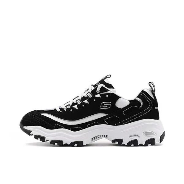 Skechers D'Lites Black/White 黑白銀後跟【宋亞軒同款】：圖片 2