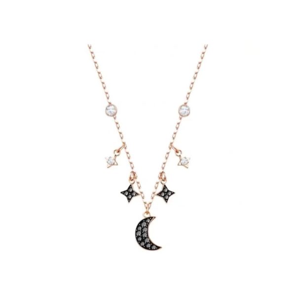 Swarovski/施華洛世奇星月項鍊5429737 黑色