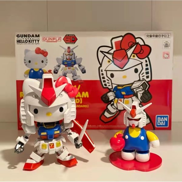Bandai/万代 RX-78-2 Hello Kitty高达  模型 SDEX：圖片 2
