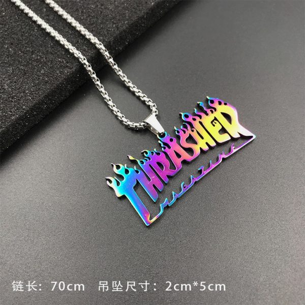 歐美鈦鋼項鍊掛件嘻哈風男潮女吊墜復：圖片 2