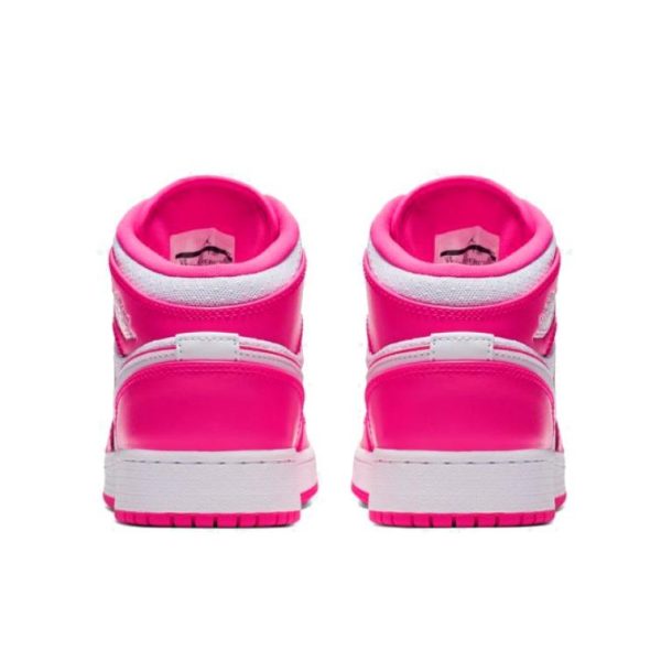 Air Jordan 1 Hyper Pink 中幫/粉灰白：圖片 4