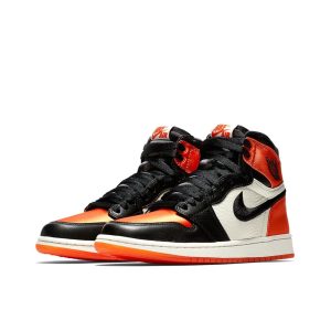 Air Jordan 1 Satin Shattered Backboard 高筒/絲綢黑勾扣碎