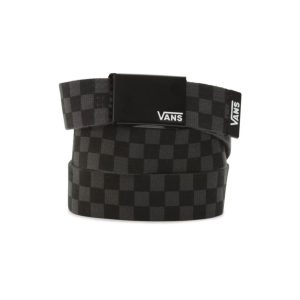 Vans/范斯男士灰黑格紋腰帶VN0A3HZWBA51 黑灰色均碼