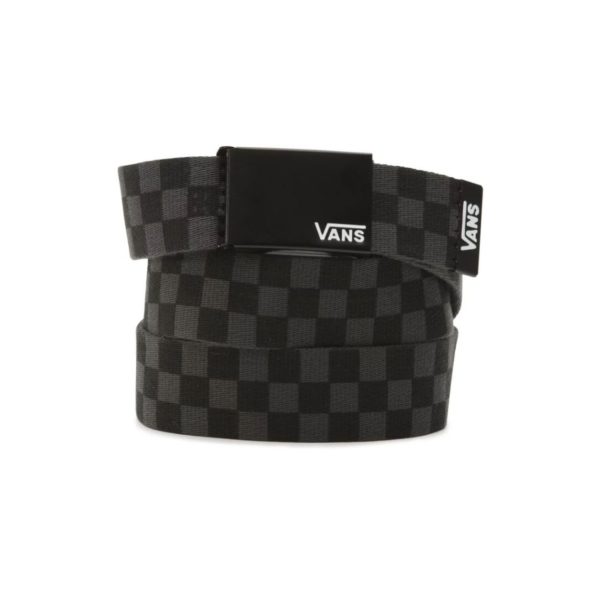 Vans/范斯男士灰黑格紋腰帶VN0A3HZWBA51 黑灰色均碼