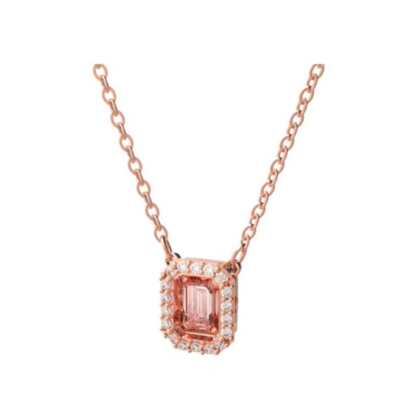 【唐嫣同款】Swarovski/施華洛世奇Millenia系列方形飾鑽項鍊5599177：圖片 5