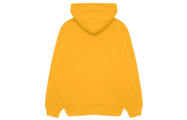 Drew House Mascot Hoodie Golden Yellow 笑臉Logo印花連帽衛衣秋季男女同款金黃色送禮推薦送男友：圖片 2