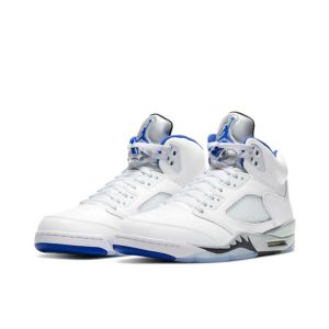 Air Jordan 5 Stealth 2.0 白色/灰色/皇家藍