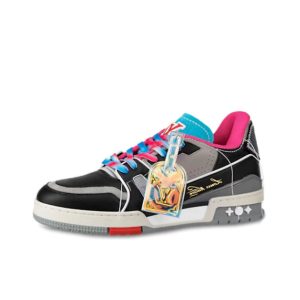 Louis Vuitton Trainer 黑色/粉紅色