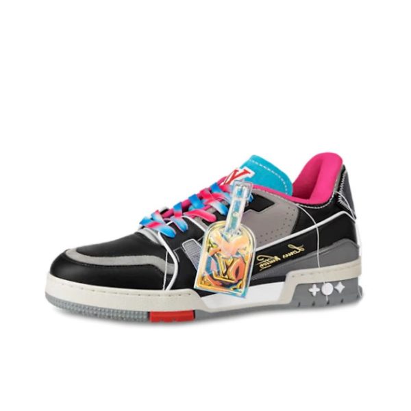 Louis Vuitton Trainer 黑色/粉紅色