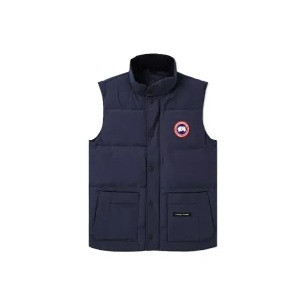 Canada Goose Freestyle Crew 含羽絨填充馬甲男款海軍藍送男友