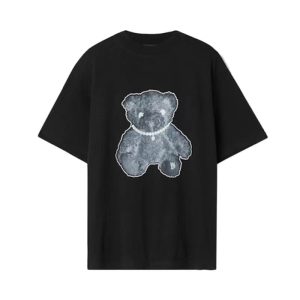 WE11DONE FW20 珍珠項鍊泰迪熊短袖T卹