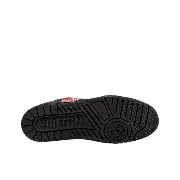 Louis Vuitton Trainer 黑色/紅色：圖片 3