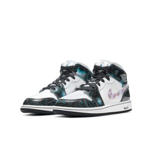 Air Jordan 1 Take Flight 中幫/GS/3D藍裸眼
