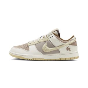 Nike Dunk Low "Year of the Rabbit" 廣州防滑耐磨低筒板鞋男女同款米白棕