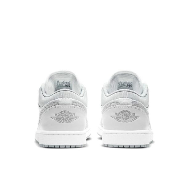 Air Jordan 1 Elephant Print 低筒/白灰/爆裂紋/柏林限定：圖片 4