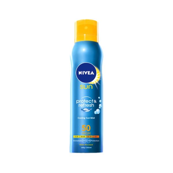 妮維雅冰爽透明防曬噴霧SPF50/PA+++ 防曬噴霧200ml