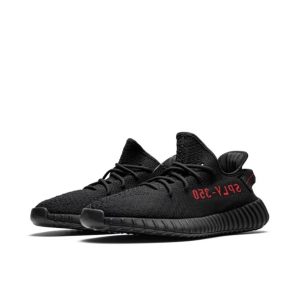 Adidas Originals Yeezy Boost 350 V2 黑紅字