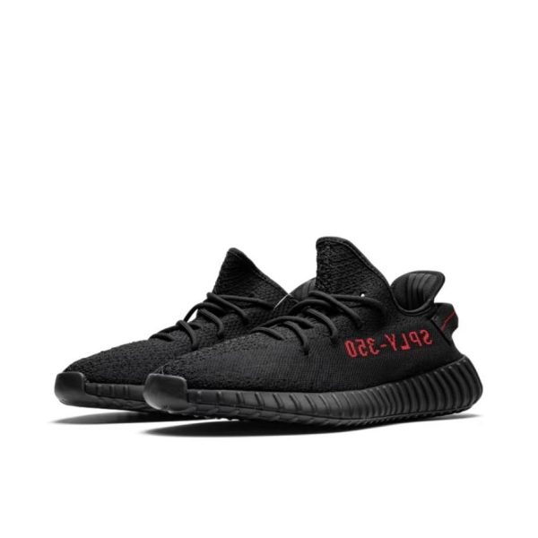 Adidas Originals Yeezy Boost 350 V2 黑紅字