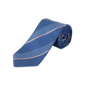 Gucci/古馳老花系列時尚i領帶386487 4B002 藍色4378