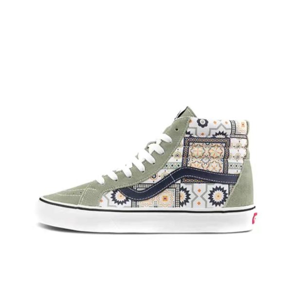 Vans SK8-Hi 淺灰/白色：圖片 2