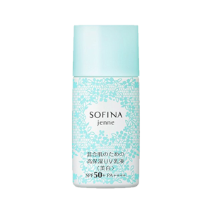 Sofina/蘇菲娜藍蕾絲高保濕亮白日間倍護防曬乳SPF50+/PA++++ 30ml