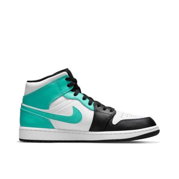 Air Jordan 1 Pre School Pink Black 中幫/黑白粉/粉紅熊貓：圖片 2