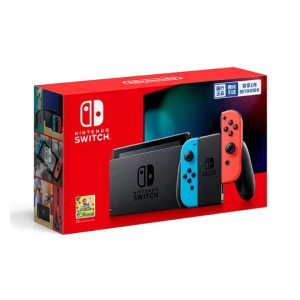 Nintendo/任天堂  Switch NS 续航增强游戏掌机 红蓝色：圖片 4