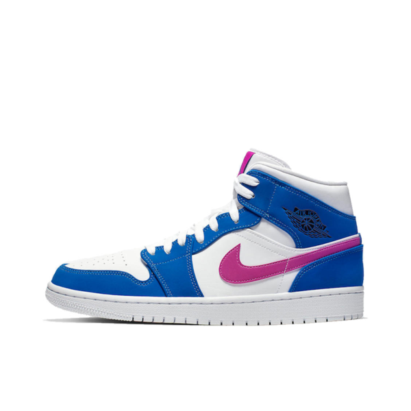 Air Jordan 1 Royal Violet 中幫/藍/白/紫：圖片 5