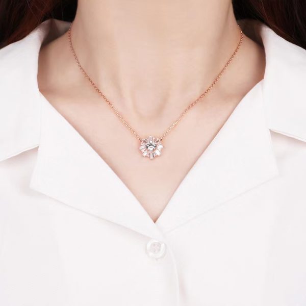 Swarovski/施華洛世奇花朵水晶項鍊5536742：圖片 4